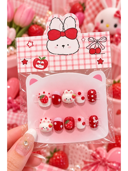1 yoshdan 10 yoshgacha bo‘lgan qizlar uchun uzun va kalta yasama tirnoqlar