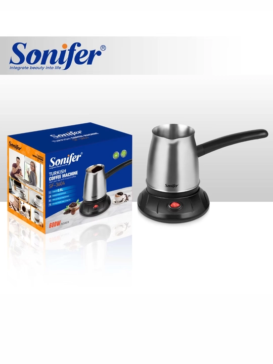 Elektr Turk Qahva Tayyorlagich, Sonifer SF-3604, 600 Vt, 0.5 L