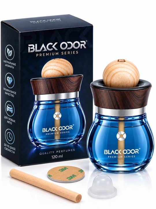 BLACK ODOR  120 ml avtomobil aromatizatori, mashina uchun atir