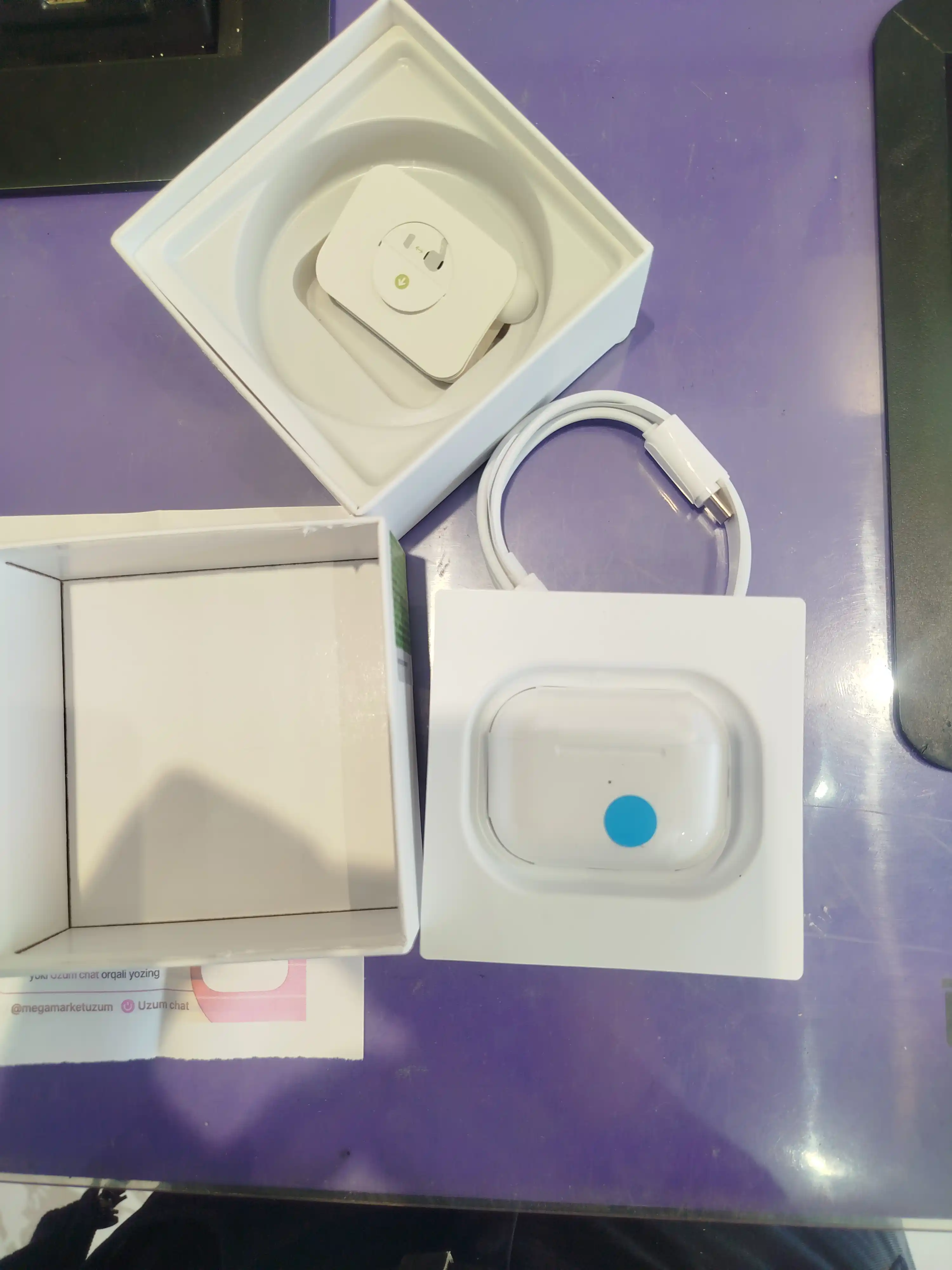 IPhone Android uchun Bluetooth 5.3 mikrofonli PODS Pro 3 simsiz quloqchinlar