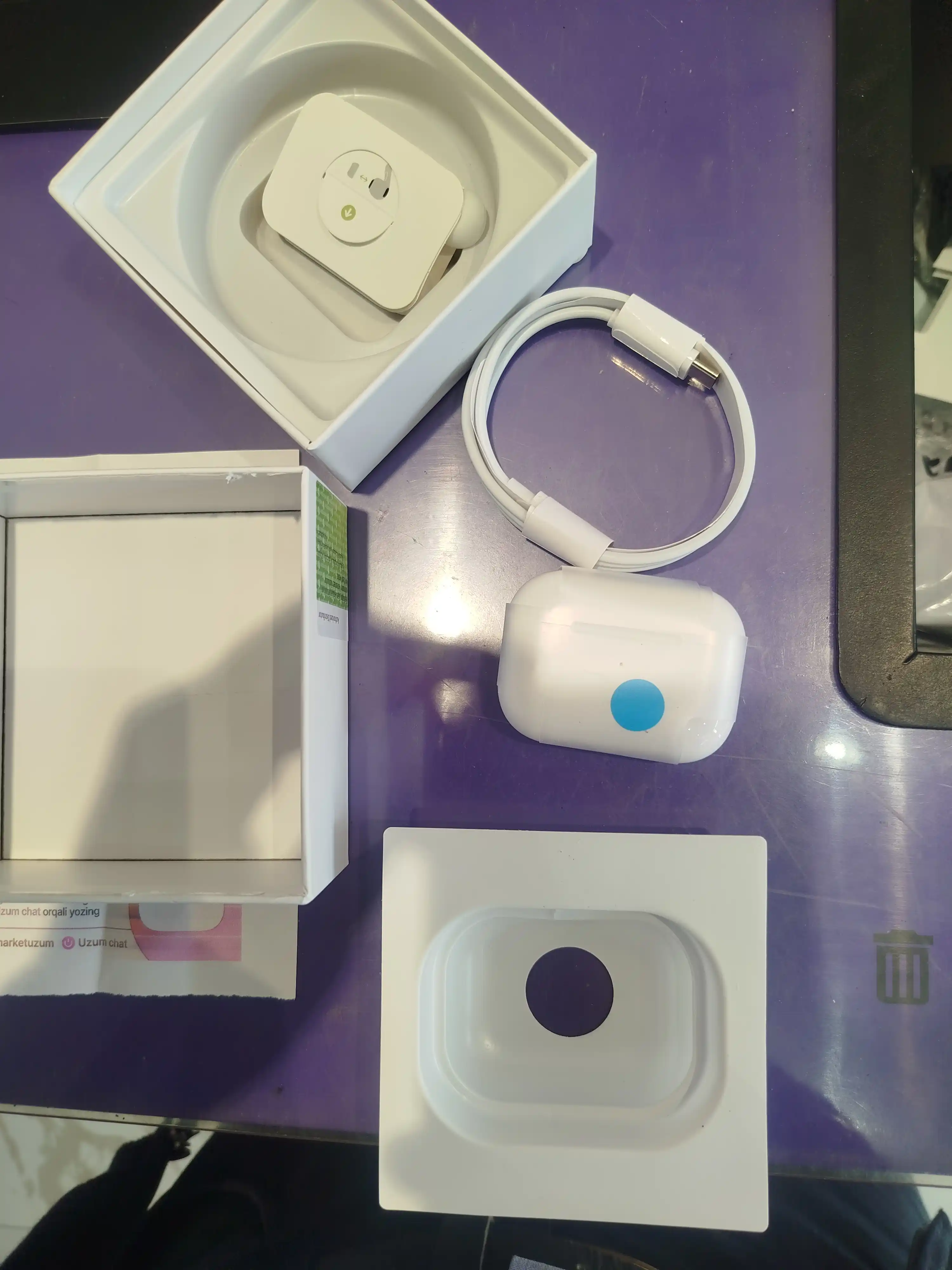 IPhone Android uchun Bluetooth 5.3 mikrofonli PODS Pro 3 simsiz quloqchinlar