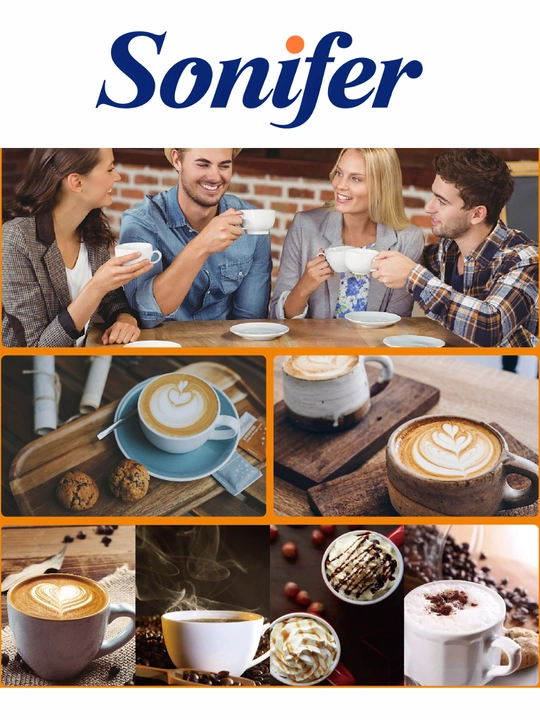 Kofe mashina, Sonifer SF-3575 avtomatik espresso, 1350 Vt, 20 Bar, 1.5 L