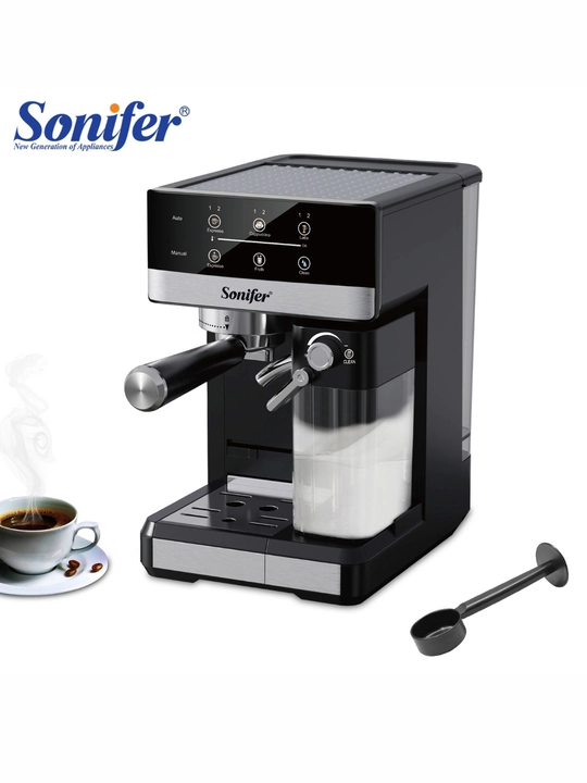 Kofe mashina, Sonifer SF-3575 avtomatik espresso, 1350 Vt, 20 Bar, 1.5 L