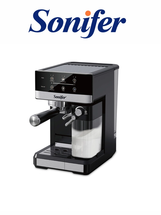 Kofe mashina, Sonifer SF-3575 avtomatik espresso, 1350 Vt, 20 Bar, 1.5 L