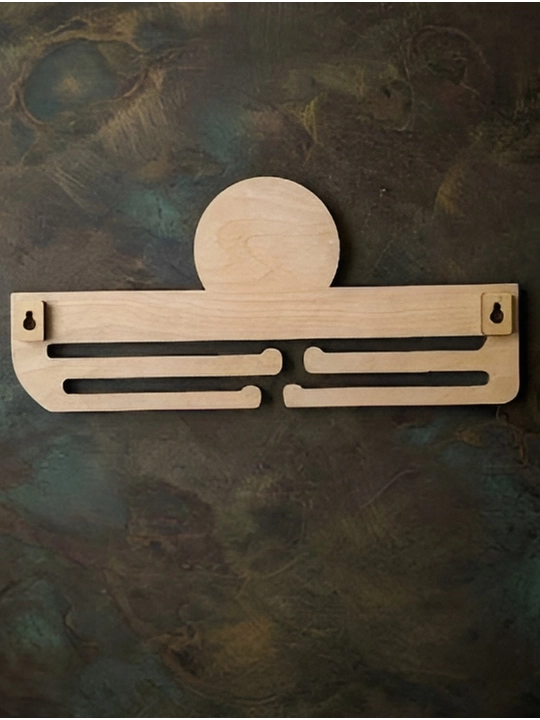 Suzuvchi barelyefli "mening yutuqlarim" yog'och medal qutisi