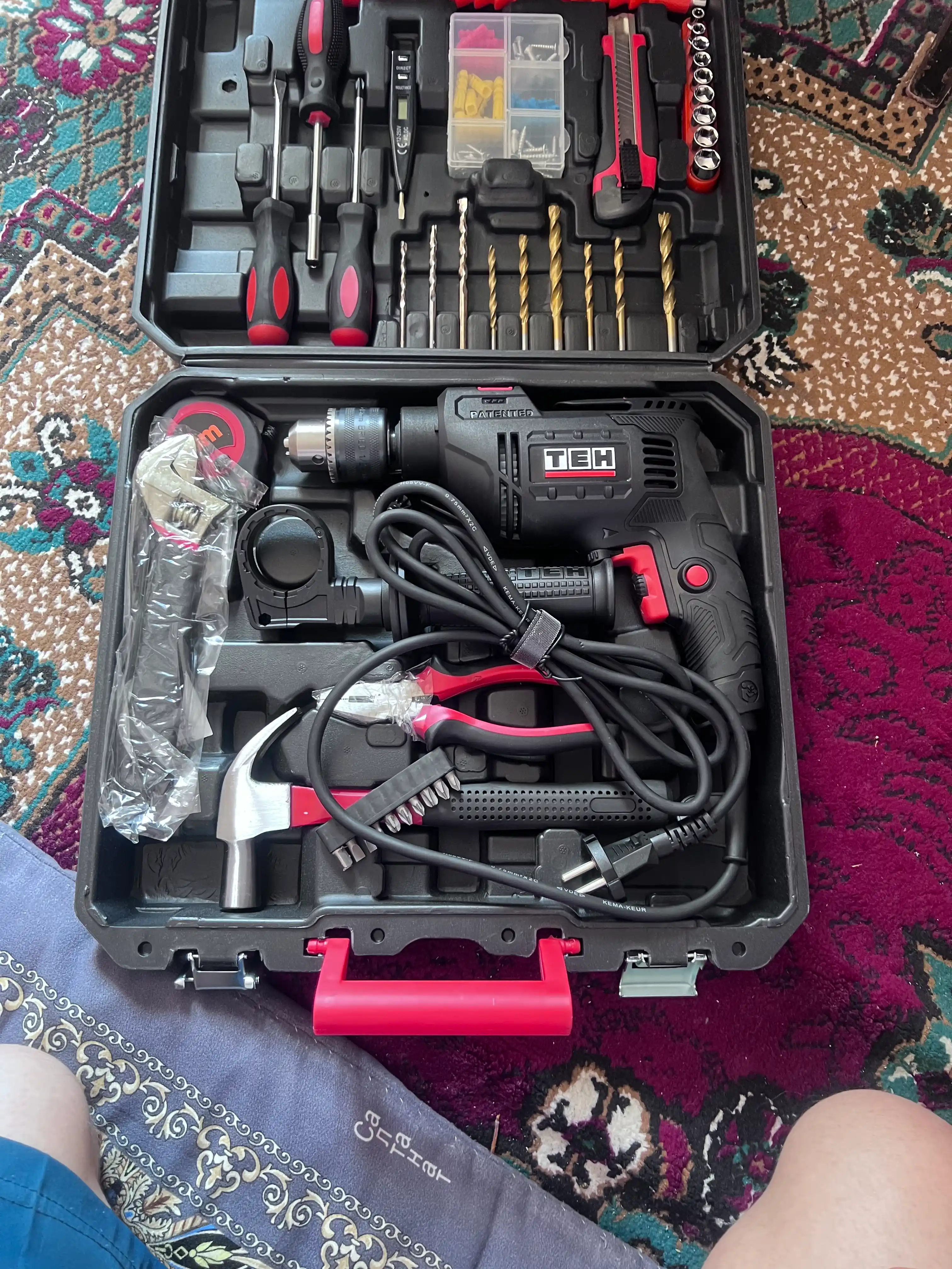 TEH TD1307AX zarba drel, 710 Vt, 2800 ayl/daq, daqiqasiga 41600 zarba