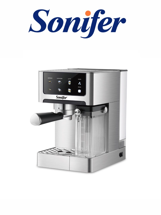 Espresso kofe mashinasi, Sonifer SF-3587, 20 bar, sensorli boshqaruv