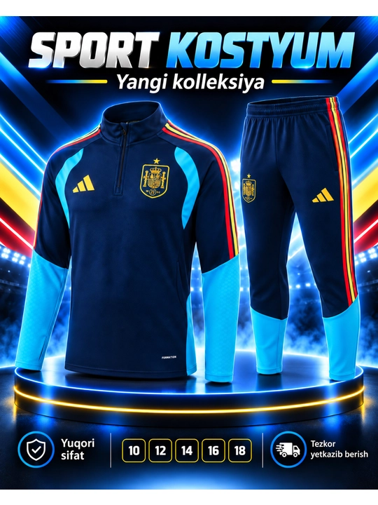 Bolalar futbol mashg‘ulot kostyumi kuzgi - 