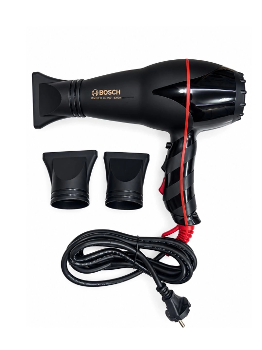 Professional fen soch quritgich BOSCH, quritish va turmaklash uchun, 8000W