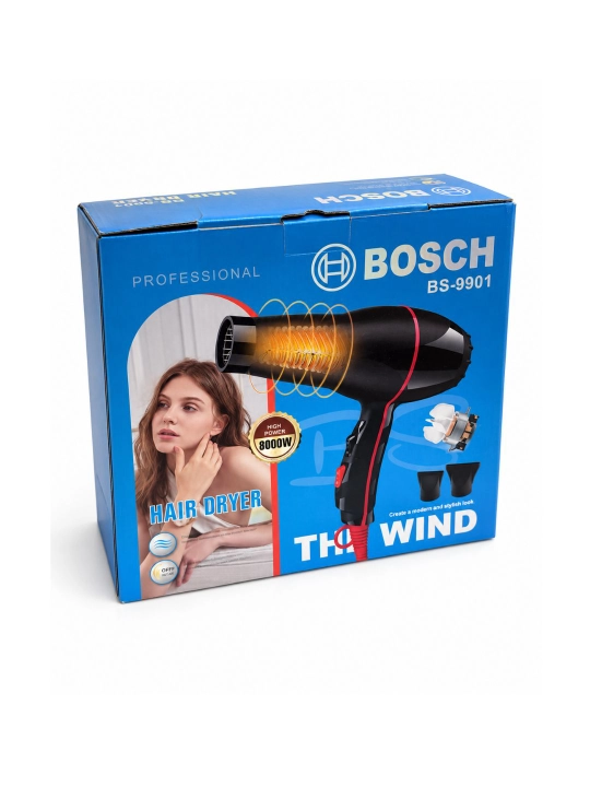 Professional fen soch quritgich BOSCH, quritish va turmaklash uchun, 8000W