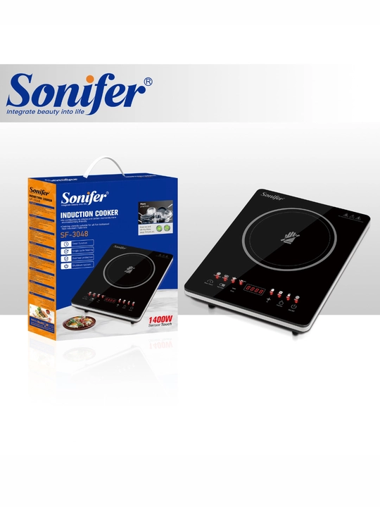 Induksion elektr plita, Sonifer SF-3048 1400 Vt sensorli