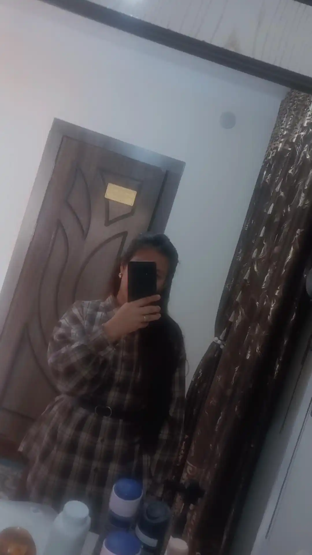 AishazaR Женские рубашки в клетку, oversize