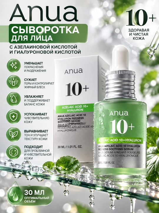 Anua Azelaic Acid 10+ Hyaluron — azelain - 