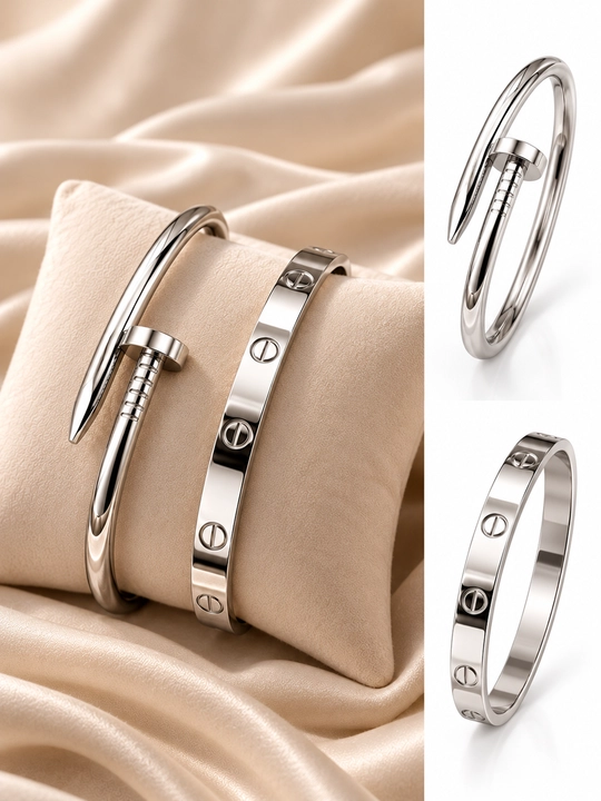 Van cleef,cartier,3 dona braslet to‘plami, zamonaviy va nafis zargarlik aksessuarlari