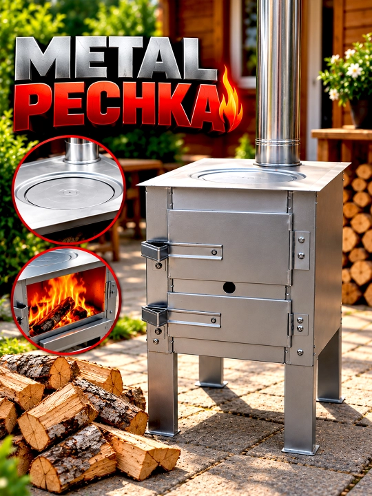 Metall Pechka – Uy va Dacha uchun Mustahkam Isitkich