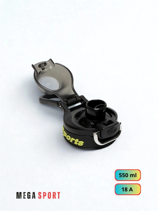 Suv, choy va qahva uchun sport termosi, zanglamaydigan po‘lat qopqoq, hajmi 550-600 ml