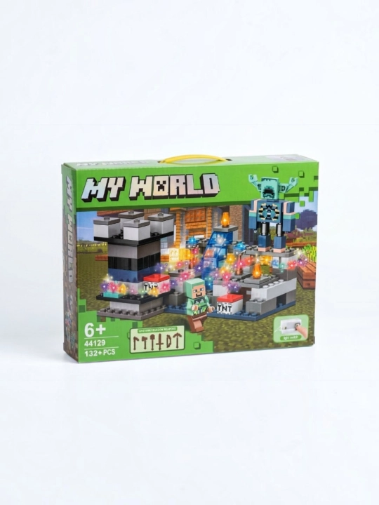 Yorug‘lik bilan Minecraft My World bolalar konstruktori