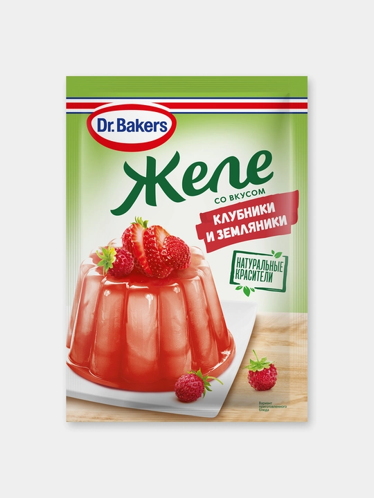 Желе клубника и земляника Dr. Bakers, 45 г