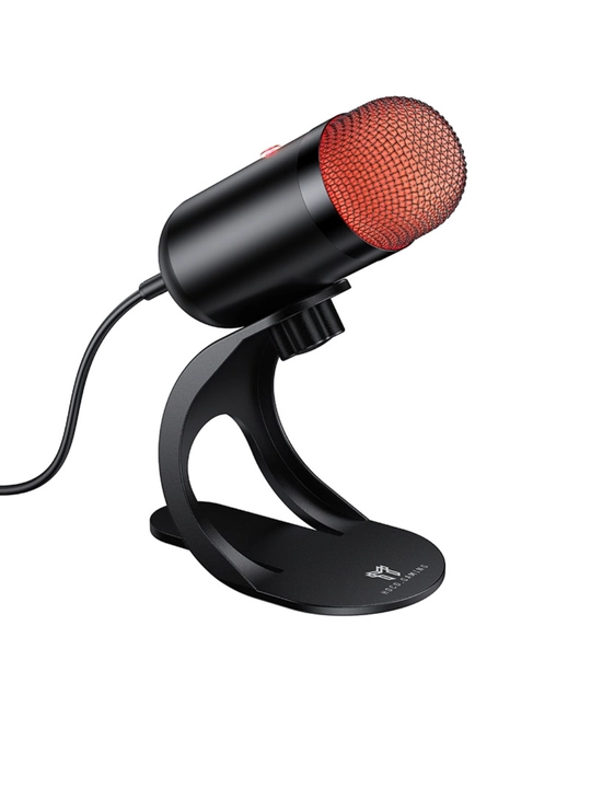 HOCO L50 Gaming Mikrofon USB Type-C, RGB yoritish, shovqinni kamaytirish, One-Key Mute