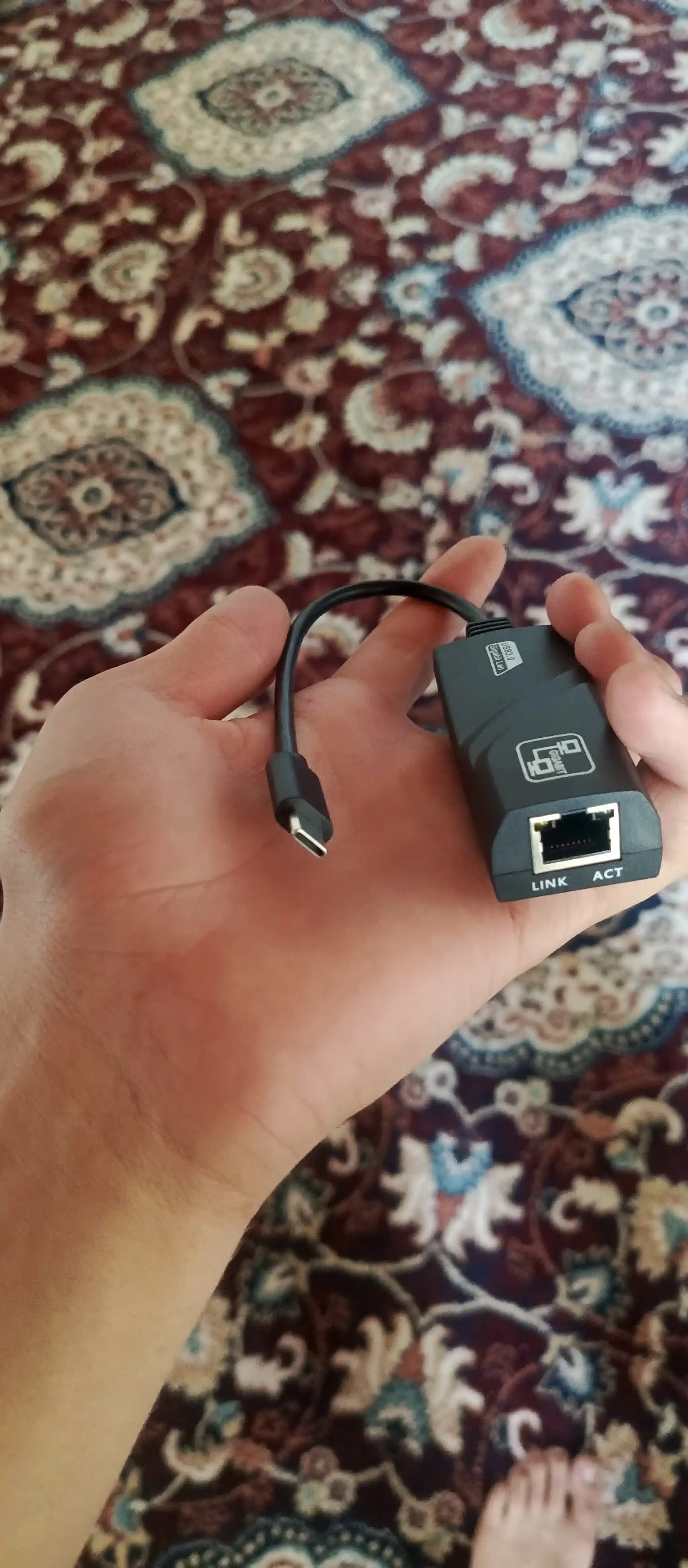 Tarmoq adapter kabeli USB 3.0 to Gigabit LAN 10/100/1000 Mbit/s RJ45