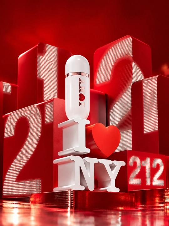 Carolina Herrera 212 VIP, 212 VIP Rosé, 212 VIP Rosé Love NY 80 мл