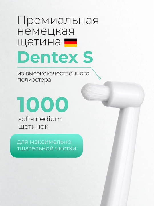 Breketlar va tishlararo tozalash uchun Revyline SM1000 Single bir tutamli tish cho‘tkasi