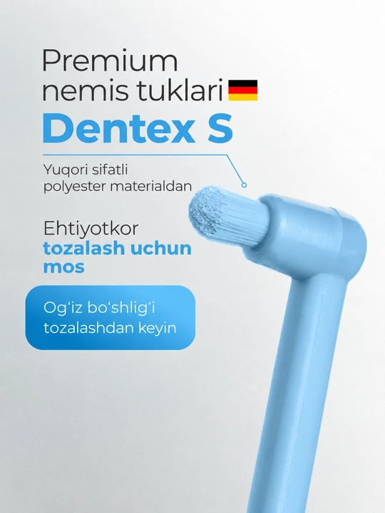 Breketlar va tishlararo tozalash uchun Revyline SM1000 Single bir tutamli tish cho‘tkasi