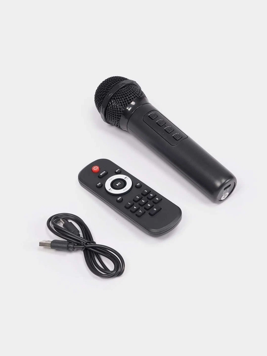 Katta Bluetooth simsiz karnay, karaoke, RGB yoritish, mikrofon va pult bilan
