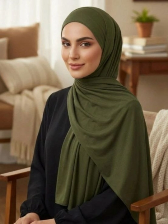 Kashka sharf, yumshoq paxta sharf, ayollar va qizlar uchun hijob sharf - 