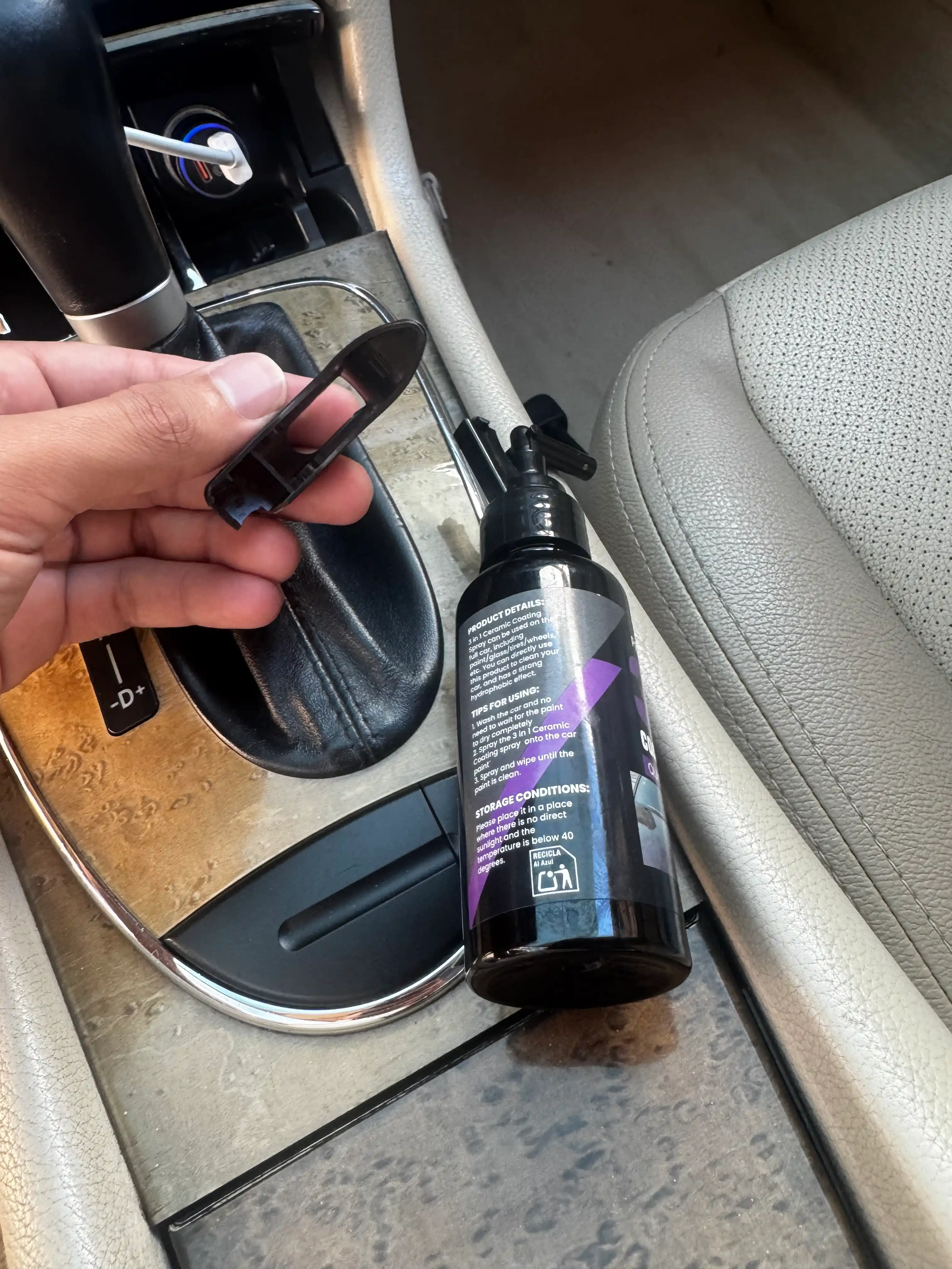 3 in 1 Ceramic Coating Spray – Avtomobil uchun keramik himoya va yaltiroq qoplama spreyi