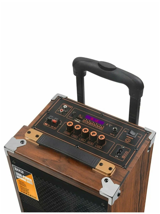 Караоке Bluetooth колонка BQ-8, с микрофоном и мощным звуком