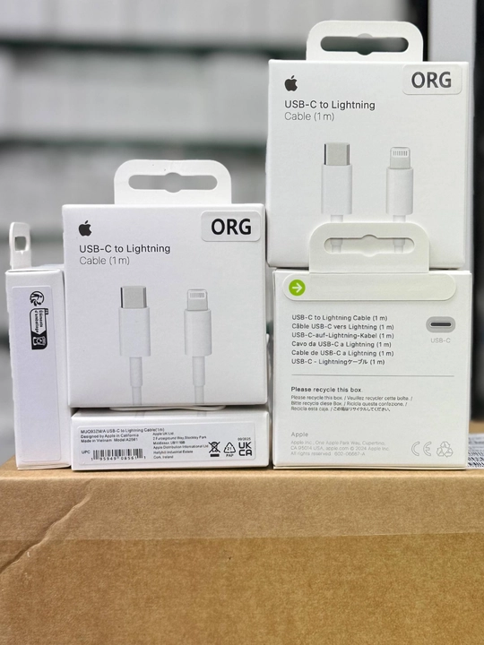 IPhone uchun ORG Type-C to Lightning kabel , iPhone X, 11,12,13,4 uchun zaryadlovchi kabel - 