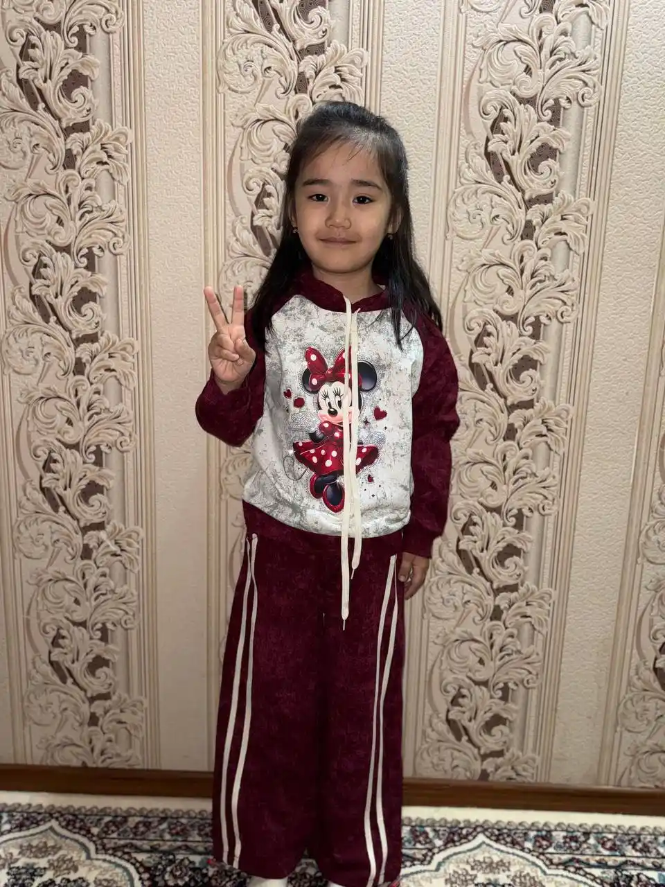 Qizlar uchun dvoykalar. sport kiyimlari paxtali kuzgi va baxorgi kiyim, 4, 5, 6 yoshga