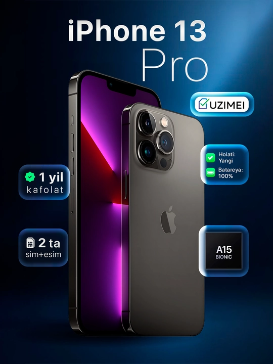 Apple iPhone 13 Pro, SIM+eSIM, UZIMEI-зарегистрирован - 