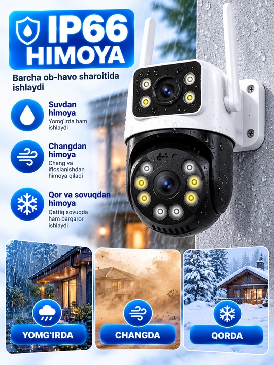 Камера видеонаблюдения, Умная Wi-Fi камера, камера 360 Full HD
