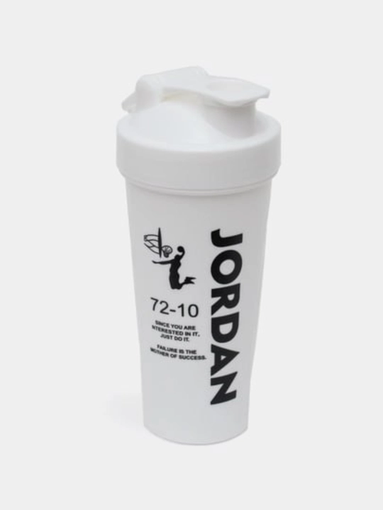 Sport sheyker 600 ml – prujinali venchik va ikki tomonlama o‘lchov shkalasi bilan