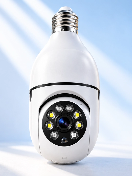Kuzatuv kamerasi, Aqlli Wi-Fi kamera, 360° Full HD kamera - 
