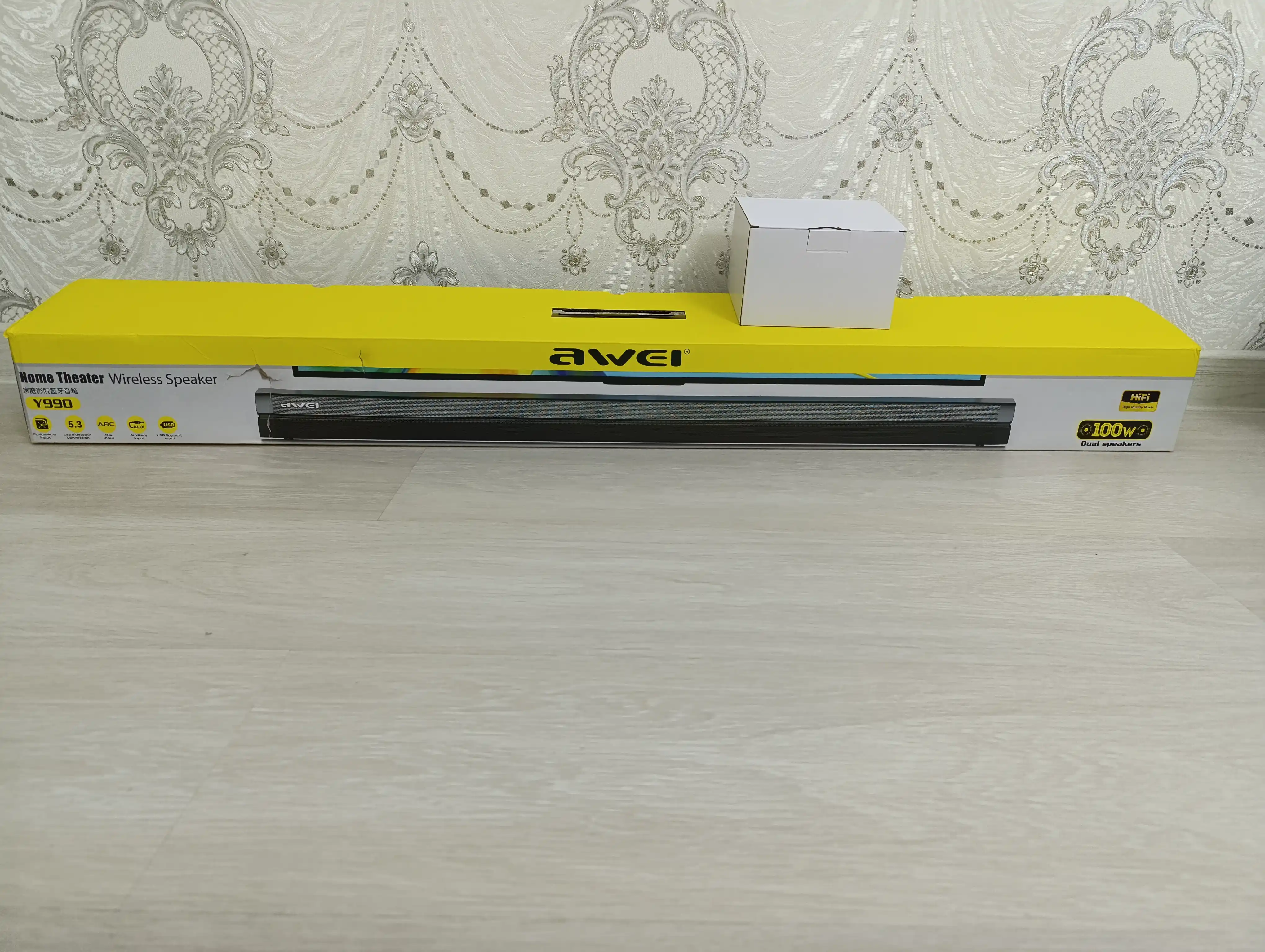 AWEI Y990/Y999 Soundbar, Bluetooth 5.0, беспроводная аудиосистема для ТВ