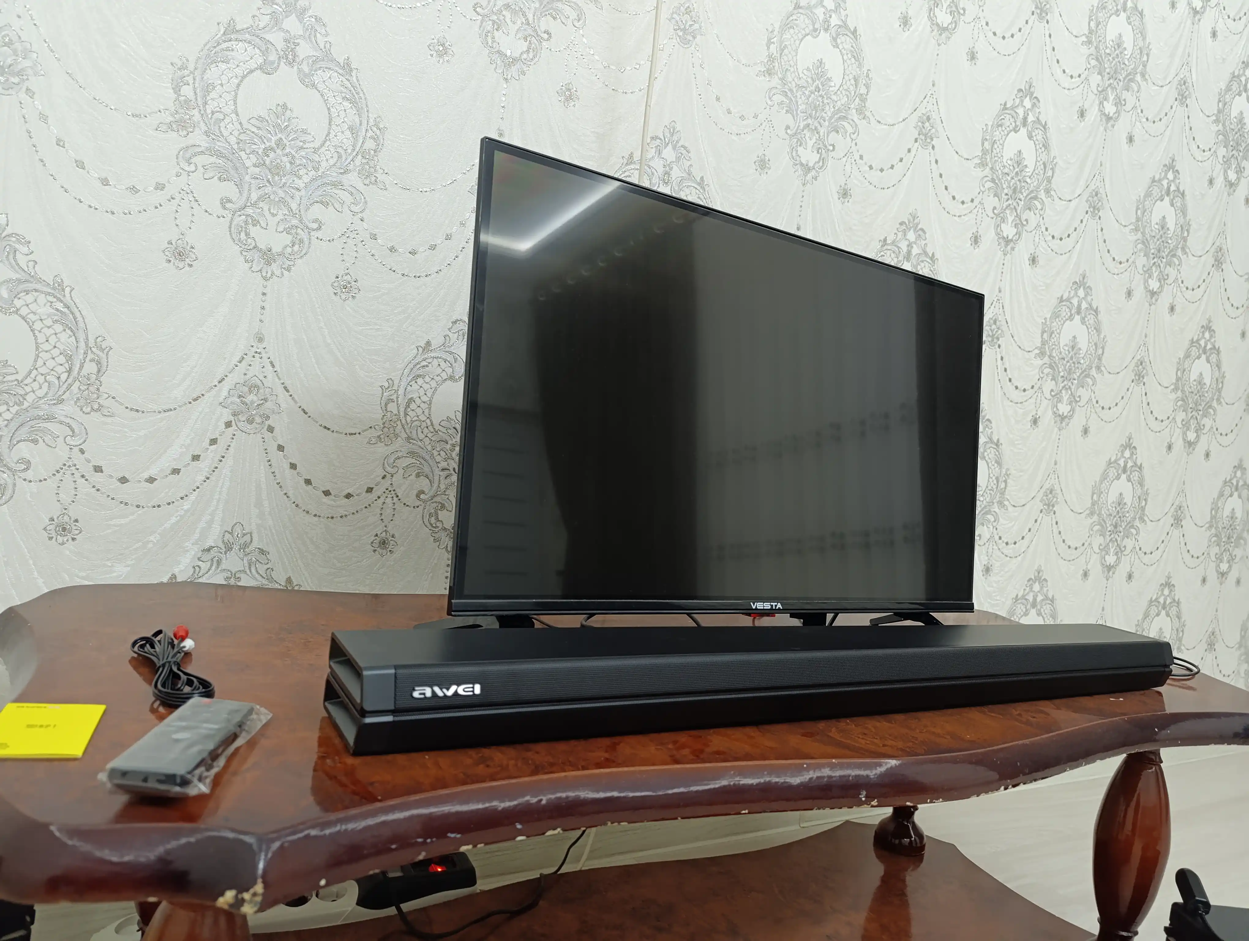 AWEI Y990/Y999 Soundbar, Bluetooth 5.0, беспроводная аудиосистема для ТВ