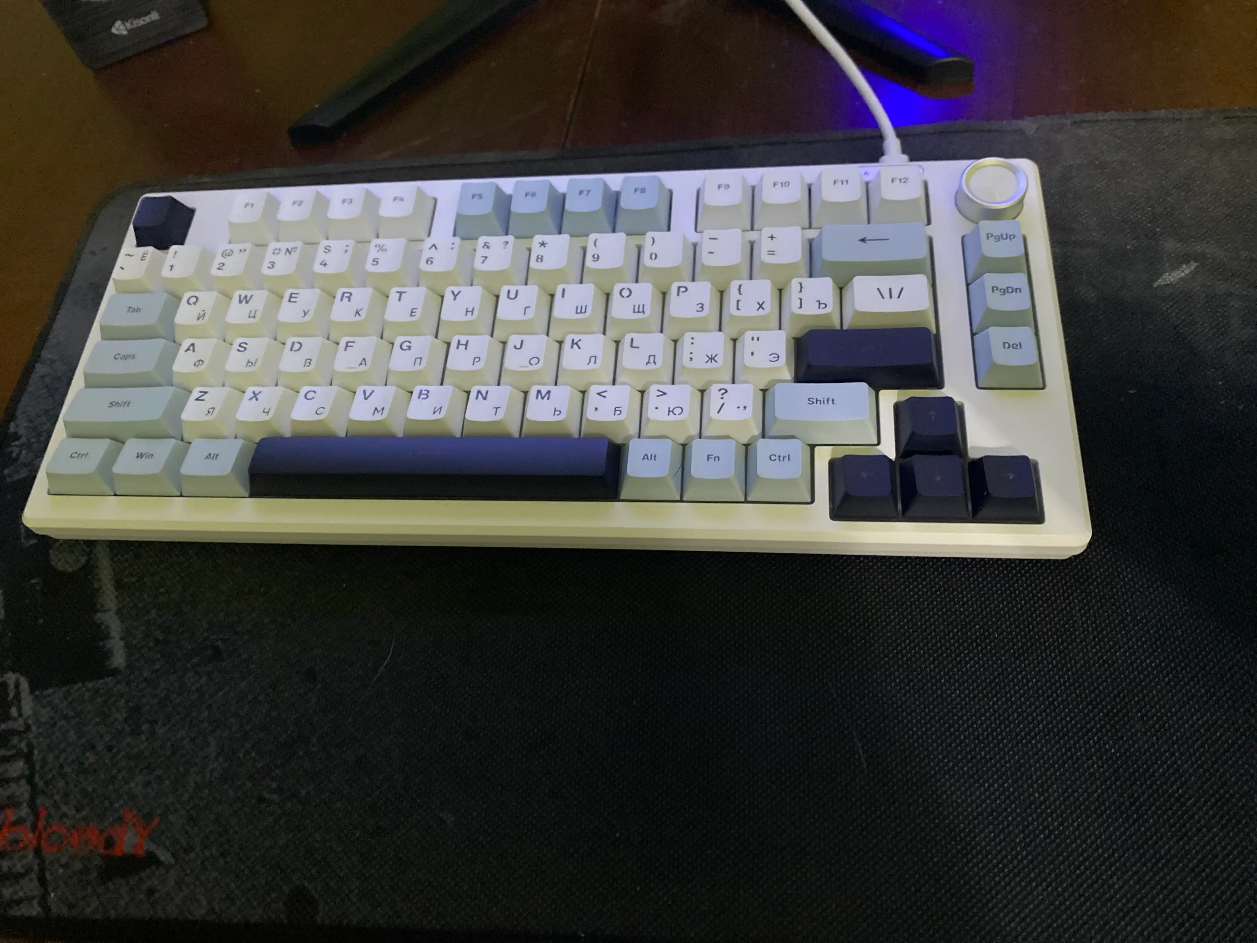 Игровая клавиатура FURYCUBE IP75, мембранная, для ПК и ноутбука, RGB