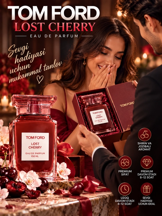Ayollar va qizlar uchun parfumlangan suv, 100 ml