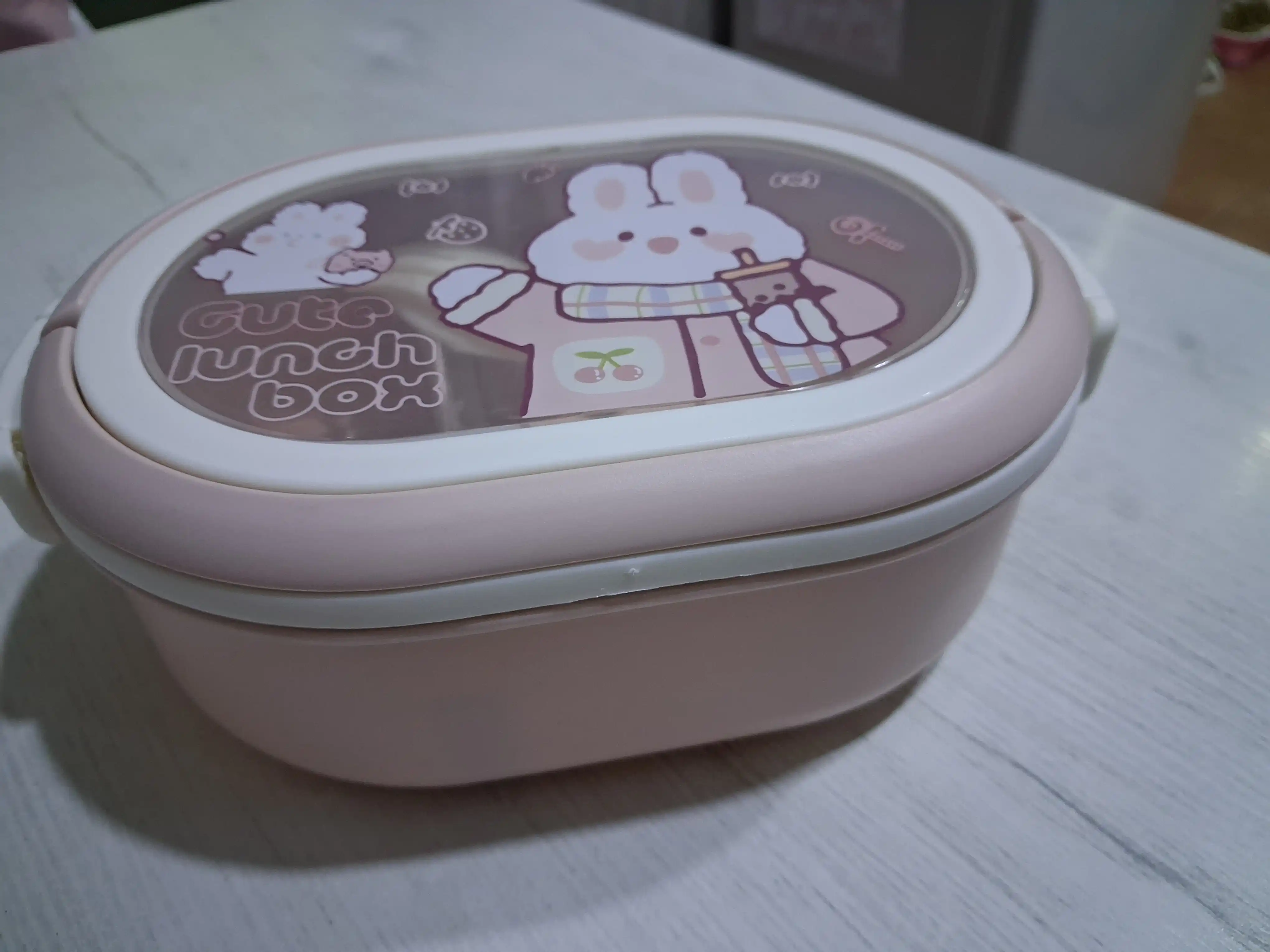 Lanchboks bo'limli va germetik, ovqat uchun konteyner 800 ml