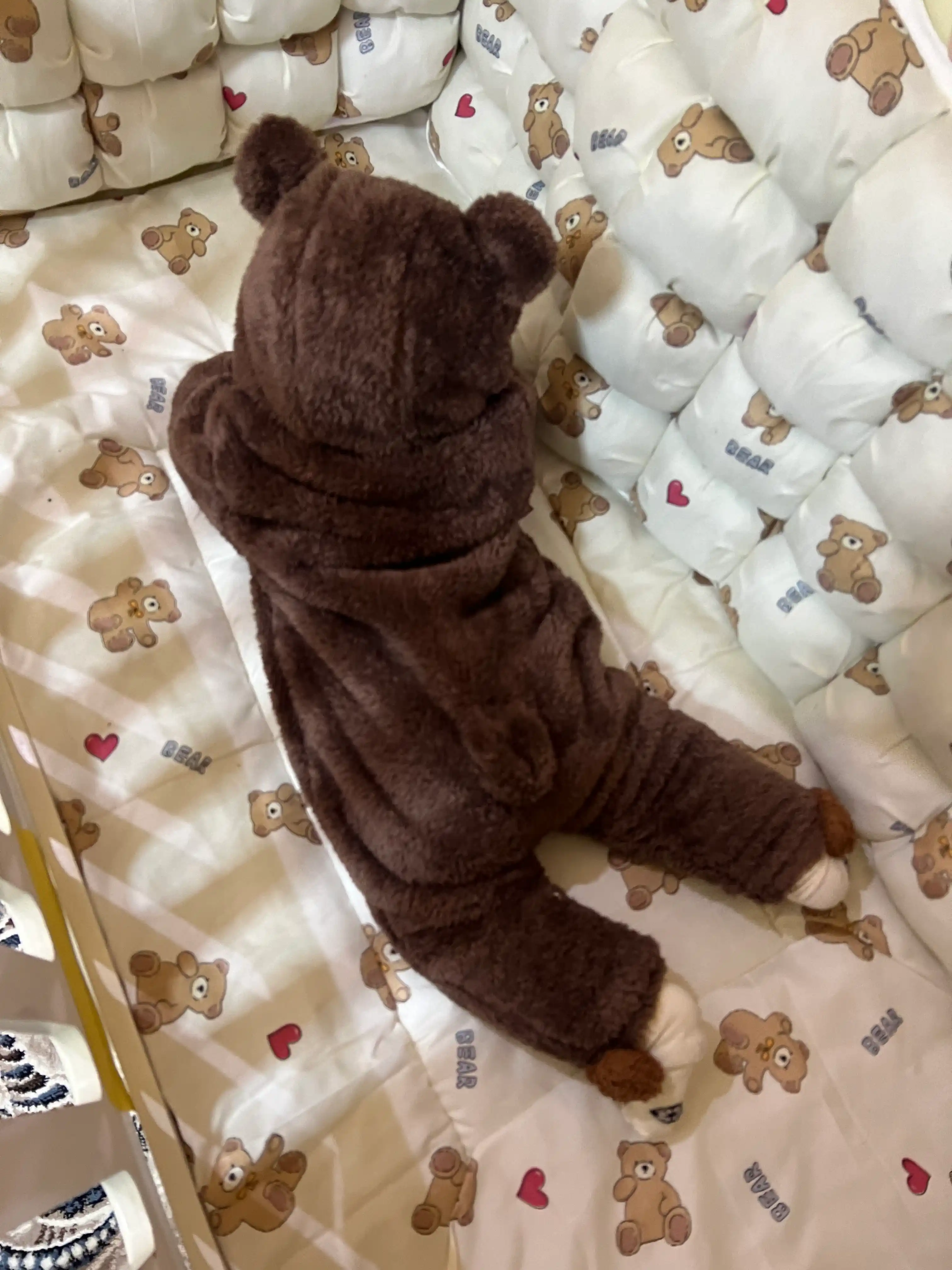 Плюшевый комбинезон для новорожденных малышей Teddy Bear