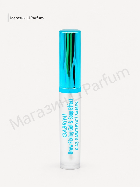 Qoshlar uchun Gabrini Brow Fixing Gel & Soap Effect geli shaffof kuchli fiksatsiyaga ega