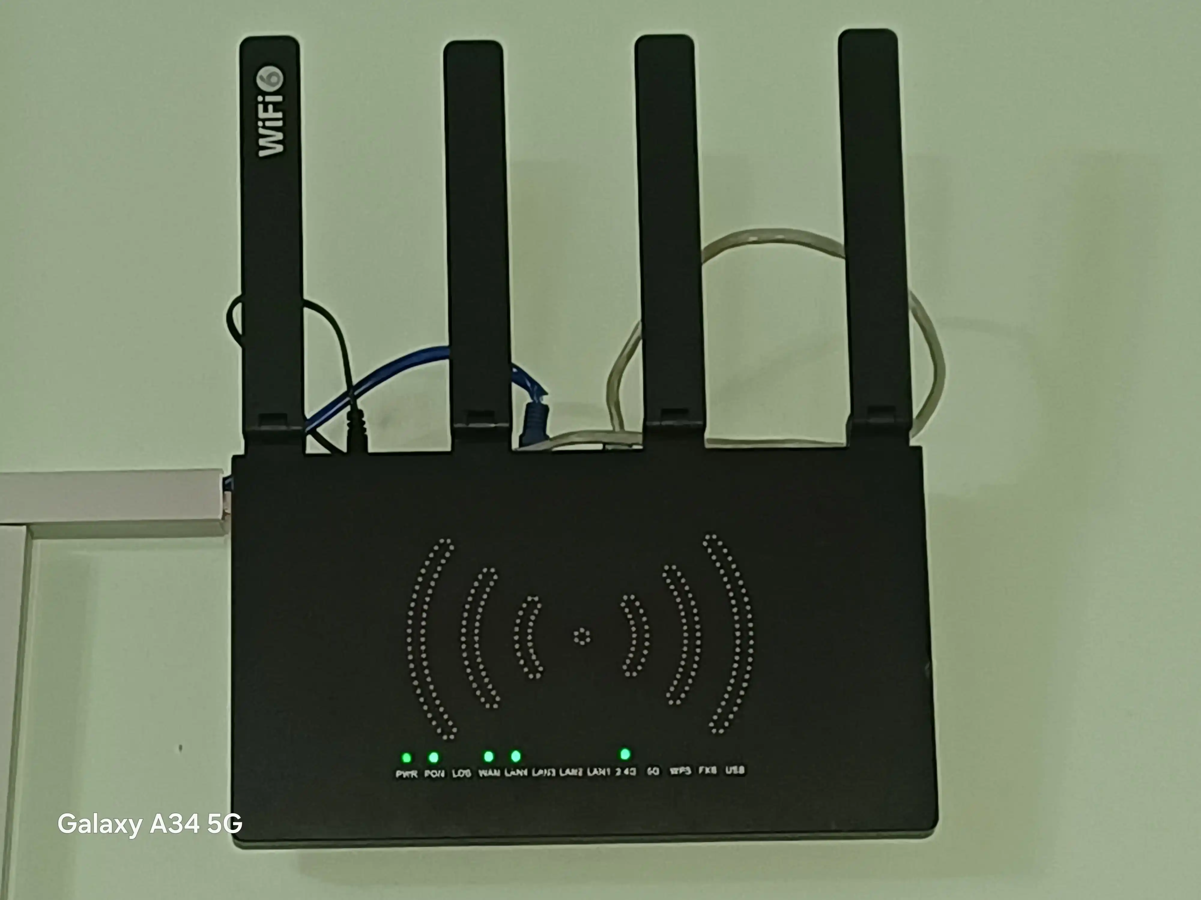 AX3000 XPON WAN va GPON router Uztelecomga mos