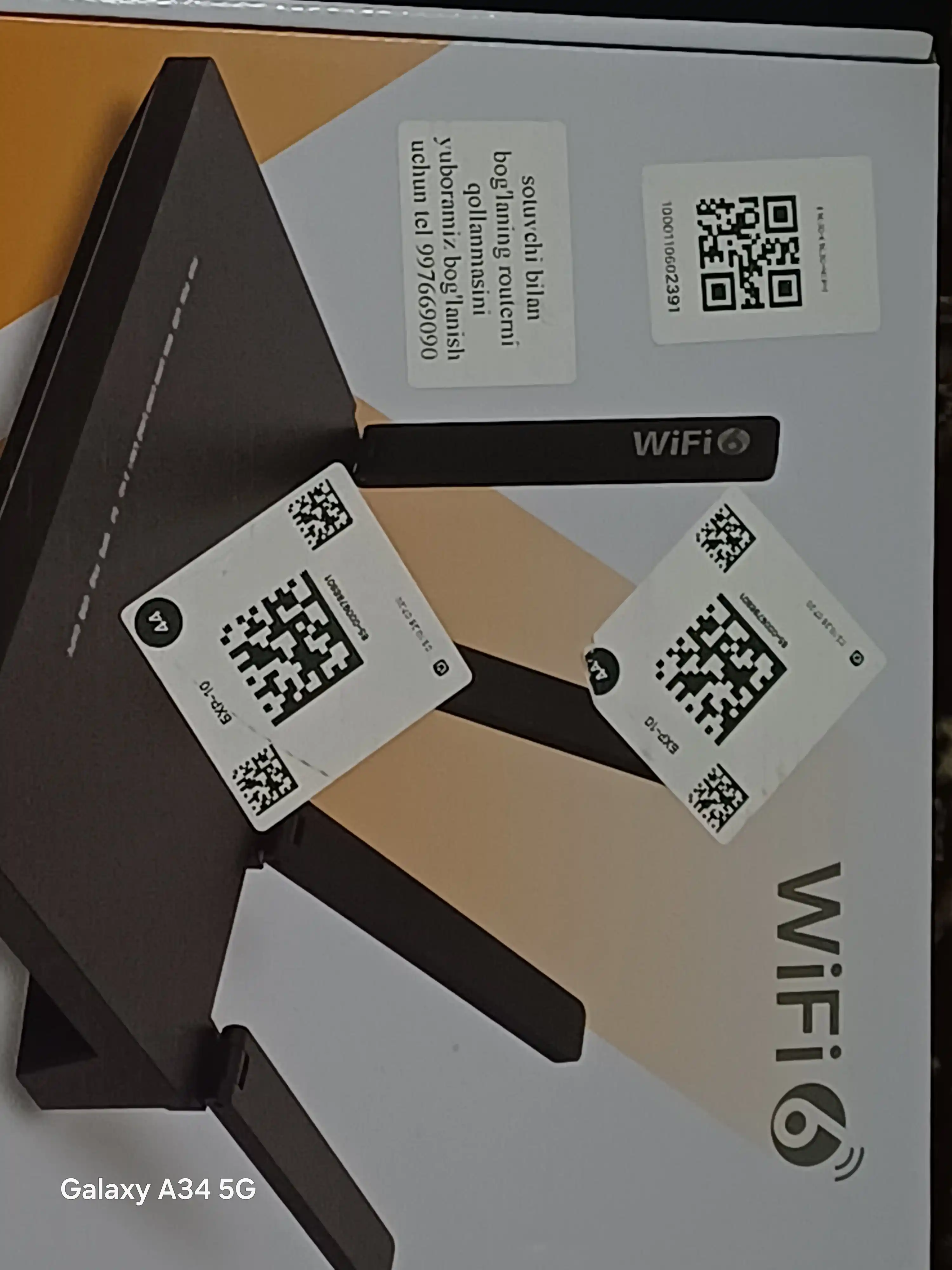 AX3000 XPON WAN va GPON router Uztelecomga mos