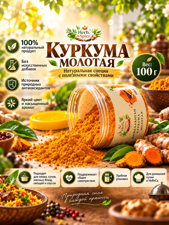 Куркума — молотая специя