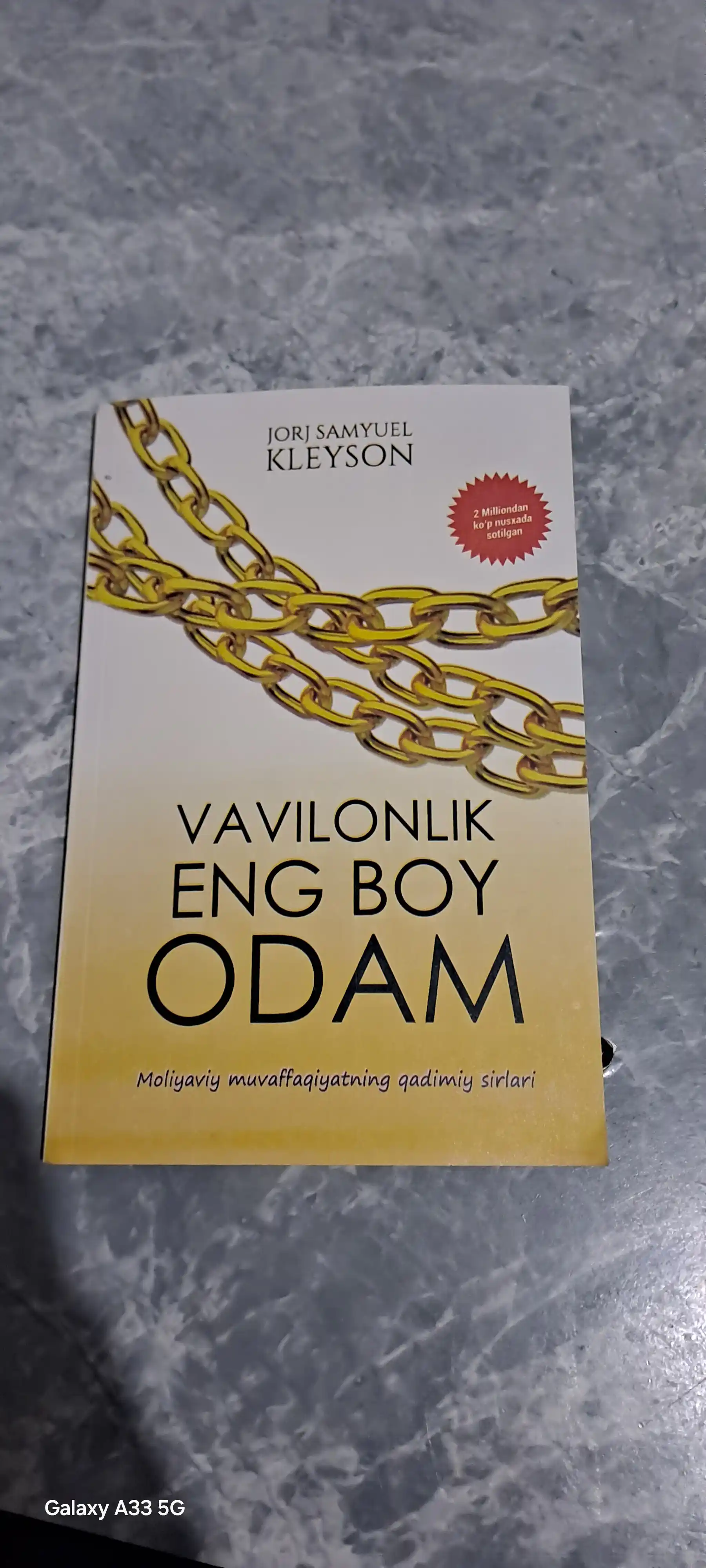 Vavilonlik eng boy odam. Jorj Samuel Kleyson