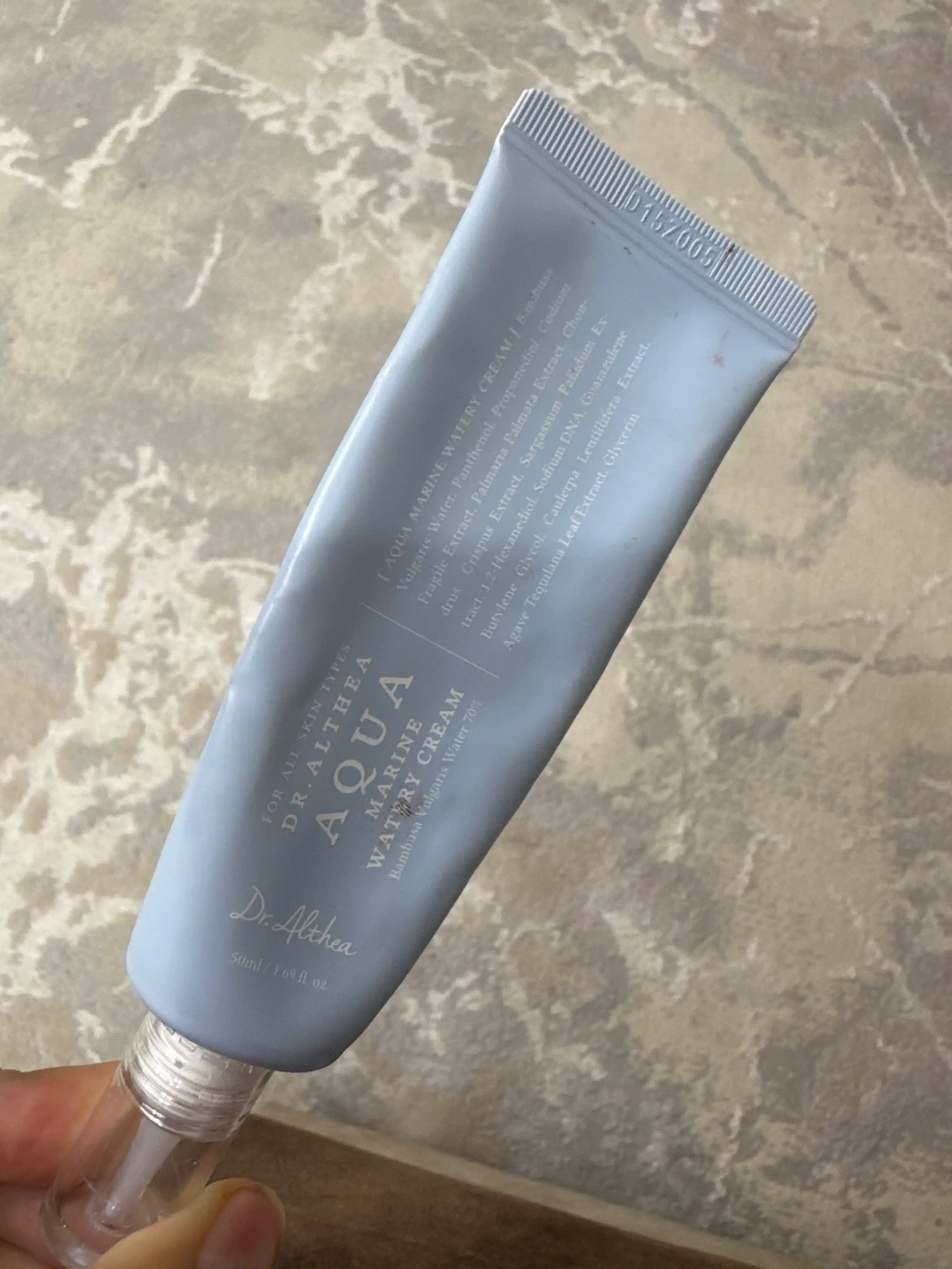 Yuz uchun namlantiruvchi Dr.Althea Aqua Marine Watery Cream Koreya kremi, 50 ml