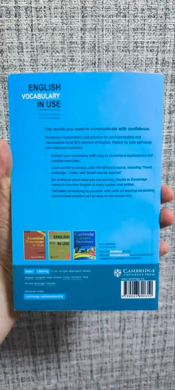 English vocabulary in USE, руководство по изучению английского языка Сambridge, multilevel